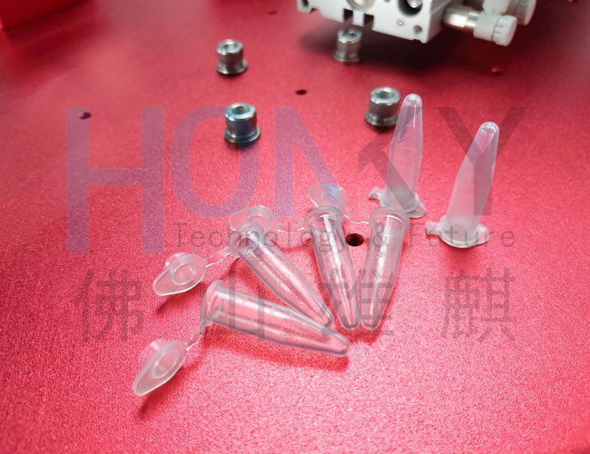 Reagent 0.2ml Liquid Filling And Capping Machine With Double Head