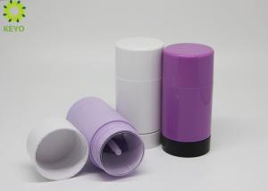 50ml 75ml 30ml Twist Up Deodorant Stick Containers Packaging Round Plastic Container