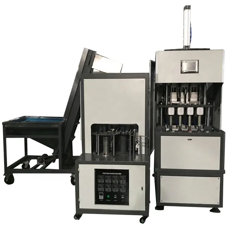 Customized Semi Automatic Blow Moulding Machine For 0.3L 2L PET Bottle
