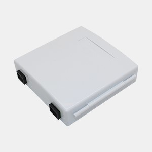 1 Core Fiber Wall Outlet Box / Fiber Termination Box For FTTH Networks