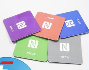 China NFC Electronic Smart Tag 213 NFC Sticker With Customized Logo Printing wholesale