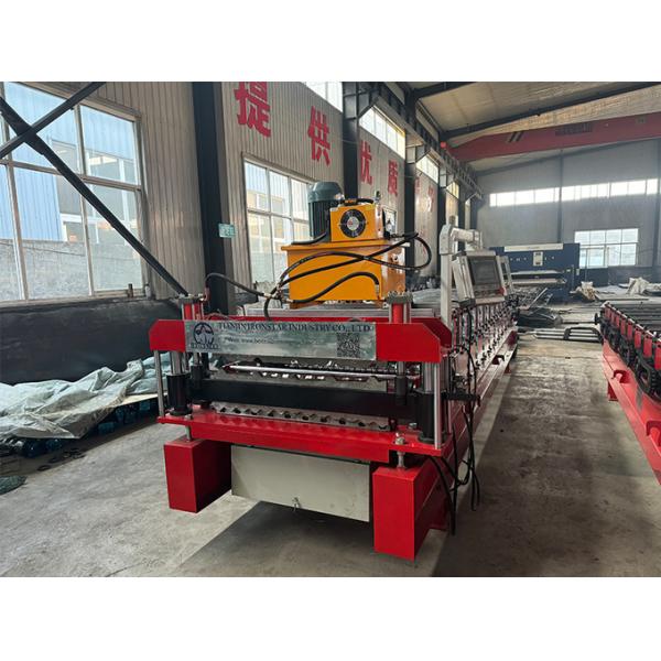 840 trapezoidal sheet and 836 corrugated double layer roll forming machine for Bolivia