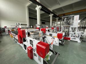 China High Speed Tissue Bag Making Machine 120pcs/Min HDPE POF wholesale