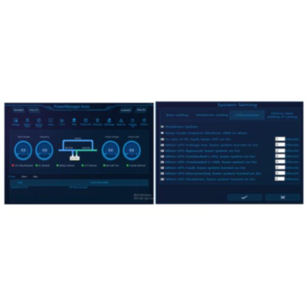 1000va Line Interactive UPS 600W 1kva UPS With AVR LCD UPS LED CPU Control 110V UPS