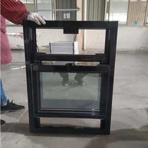 3.54inch Thermal Break Aluminum Double Hung Window With Tilt Window Black