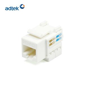 China Cat5e Punch Down Keystone Jack , Rj45 Network Coupler for Unshielded twisted pair wholesale