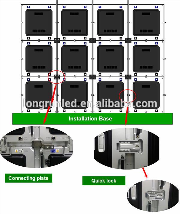 500*500mm Outdoor Rental LED Display 3.91mm 4.81mm Stage Video Wall
