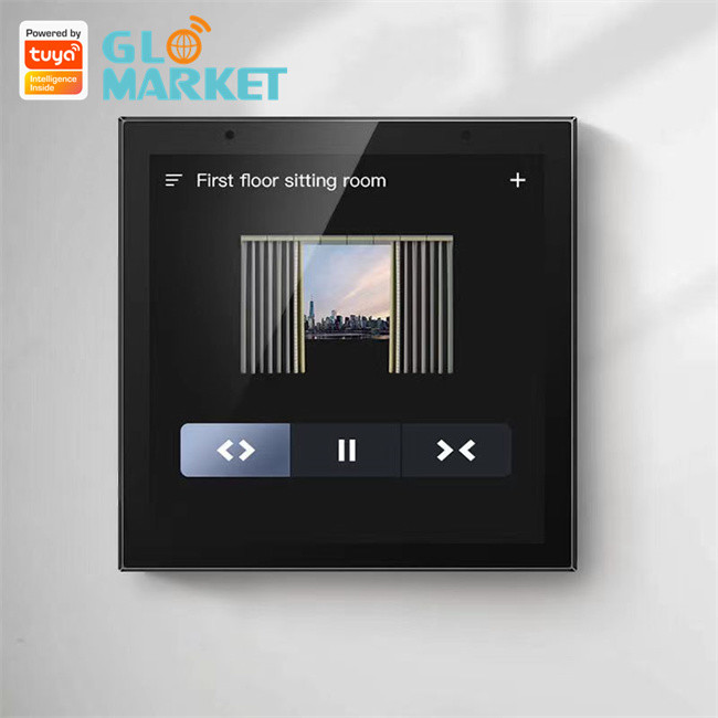 Wifi Smart Control Panel IR Remote Control Tuya Zigbee Gateway 4 Inches