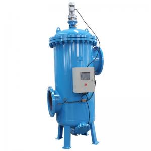 China 10bar Carbon Steel Self Cleaning Auto Backwash Water Filter For Chill Water System wholesale