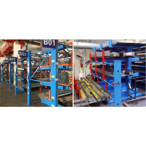 Manual Telescopic Cantilever Rack Manual Cranked Type Cantilever Racking for Long Materials