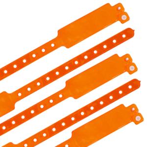 China Secure Access Vinyl Event Wristbands Custom With Heat Transfer Printing wholesale