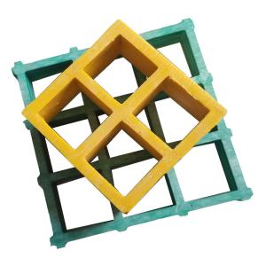 China Long Life Fiberglass FRP Car Wash Trench Drain Grating Frp Drainage Grating Floor Panel wholesale