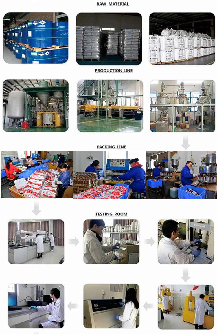 Liquid Glue For High Temperature Red Small Bottle Pipe Sealant Thread Locking Adhesive