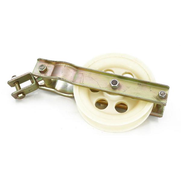 Nylon String Power Cable Pulling Pulley Block Wire Drawing Cable Guide Wheel