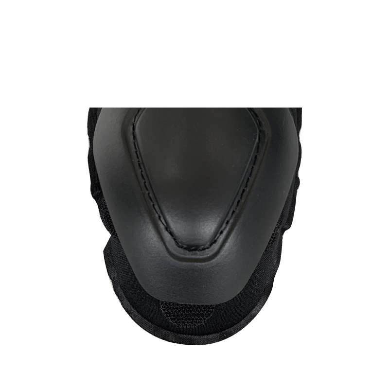 Applicable People Adult Black Flexible Frog Knee and Elbow Pads for Outdoor Training
