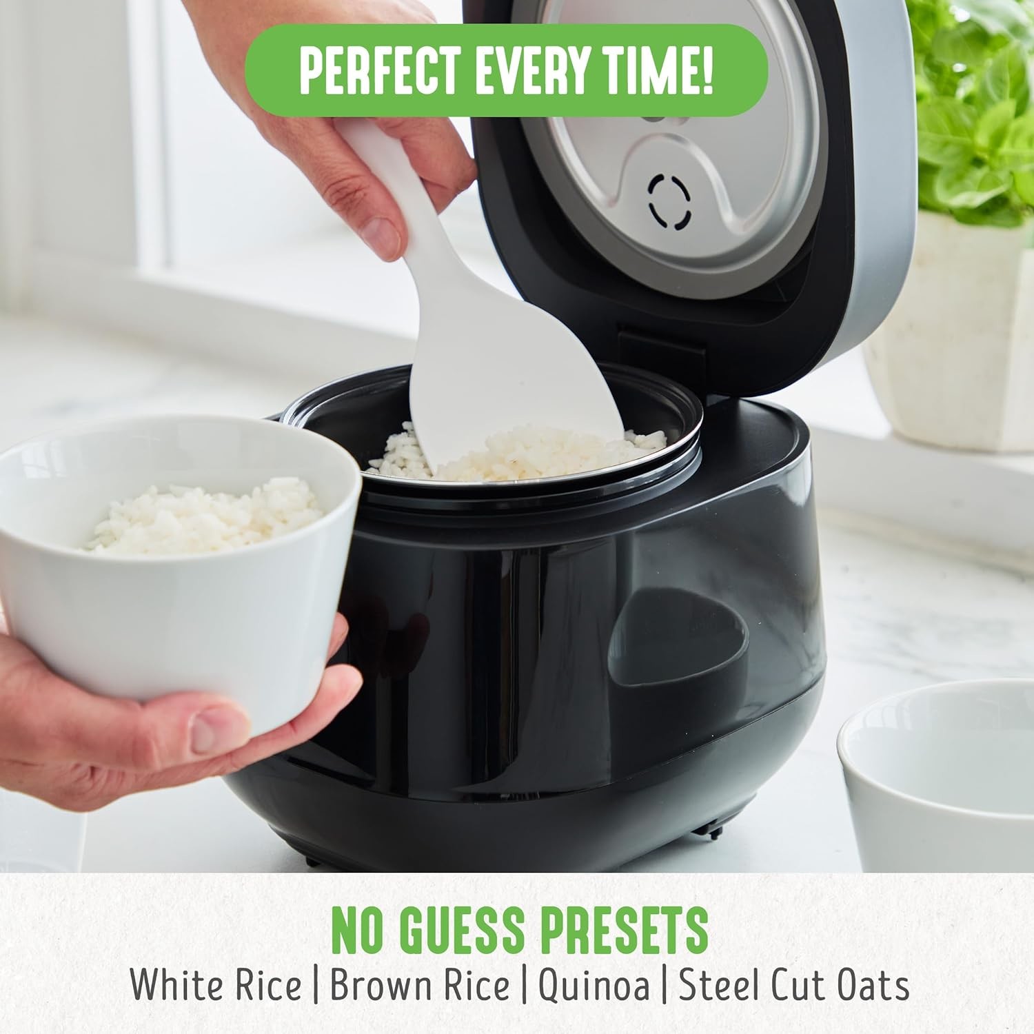 Mini Rice Cooker 2-Cups Uncooked, 1.2L Rice Cooker Small With Non-Stick Pot, Small Rice Cooker With One Touch & Keep