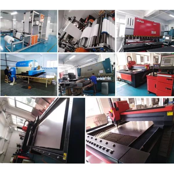 Integration FFU Cleanroom Fan Filter Units H13 - U15 Efficiency Low Noise