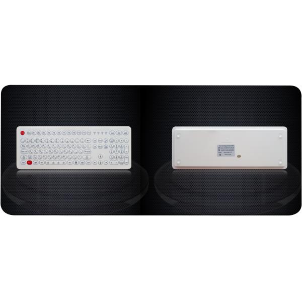 Ip68 Washable Waterproof Membrane Keyboard Russia Layout With Metal Dome Pcb