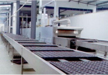 Full Automatic Custard Pie Cake Production Line, Cup Cake Production Machine, Layer Cake Processing Line Equipment