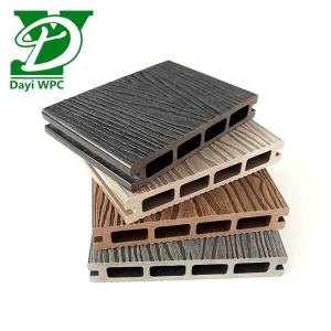 China Premium Waterproof Longboard Embossed Wood Plastic Composite Decking wholesale