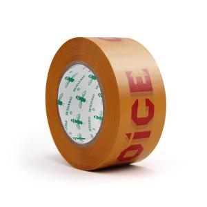 High Quality Printed Clear Fragile Plastic Bopp Packing Tape