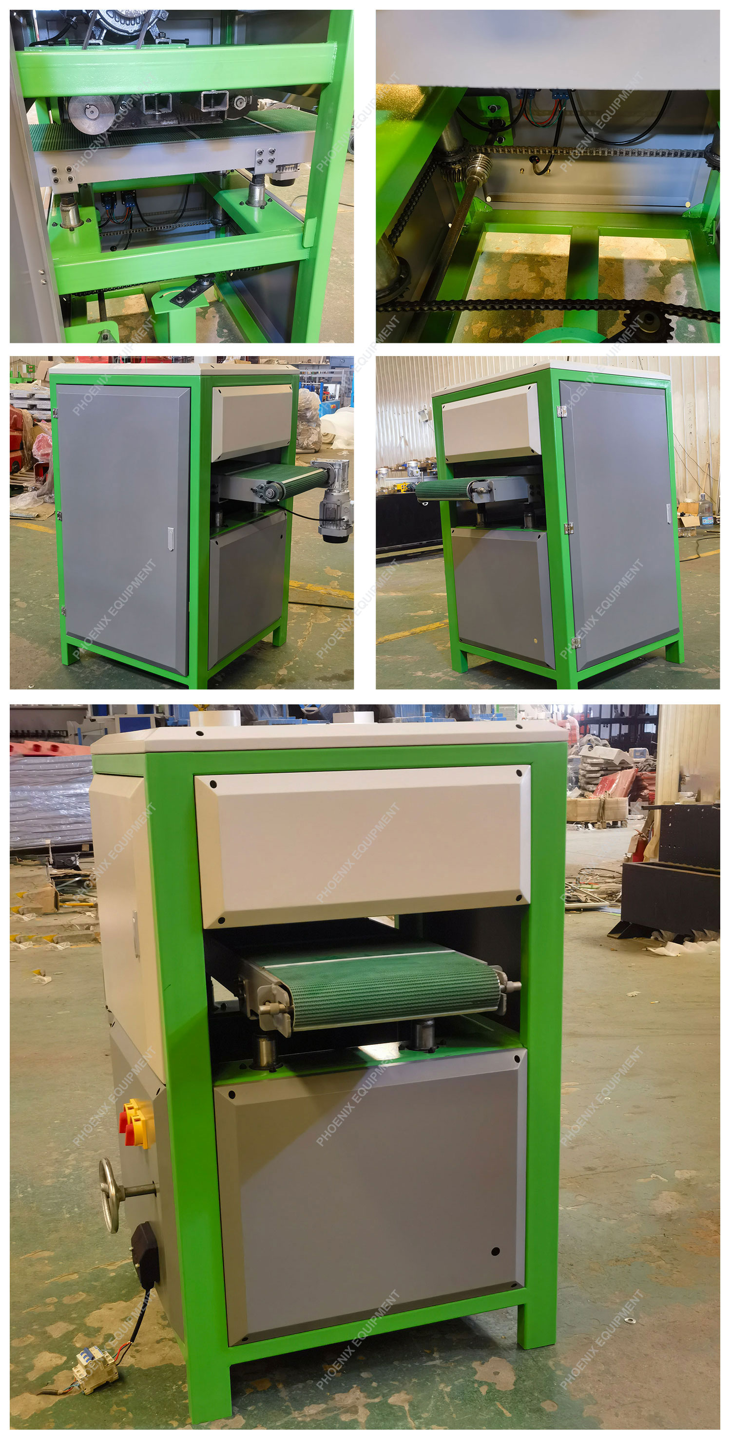 PS400 Single-Sided Small Material Desktop Sanding Machine with Powerful Sanding Motor