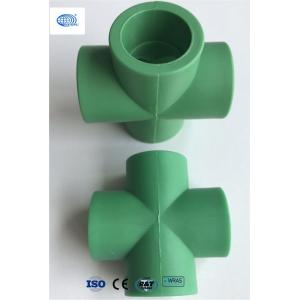 OBM ODM PPR Equal Cross Tee Pipe Fitting Chemical Resistance