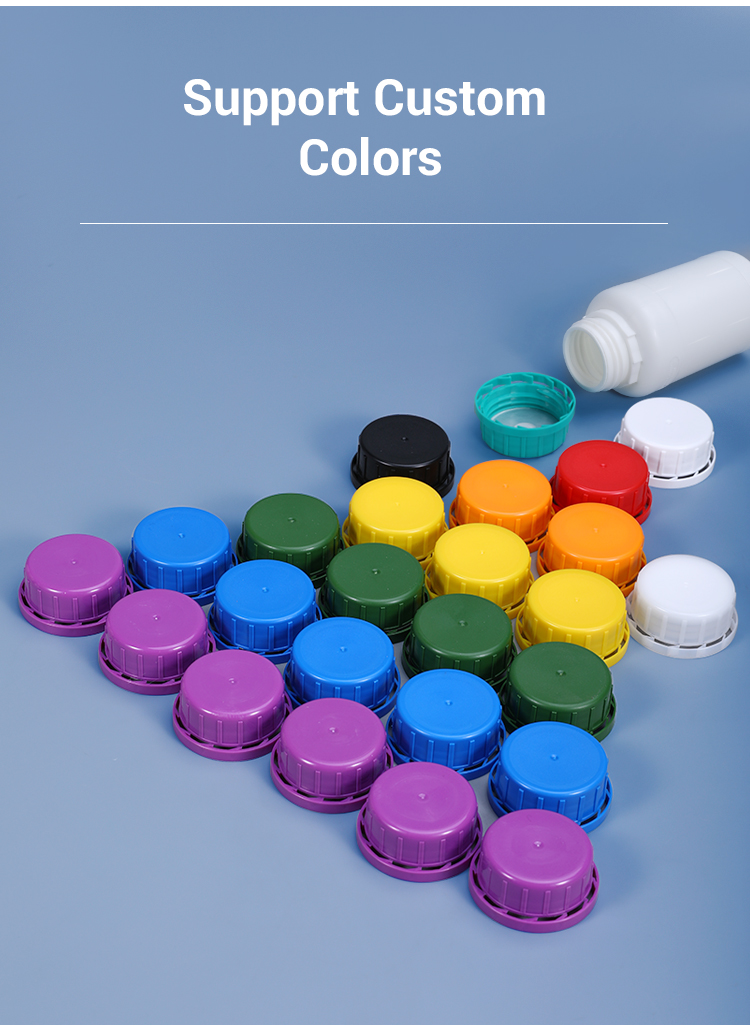 250ml-1000ML HDPE Recycling Plastic Containers Logo Printing For Pill Packing