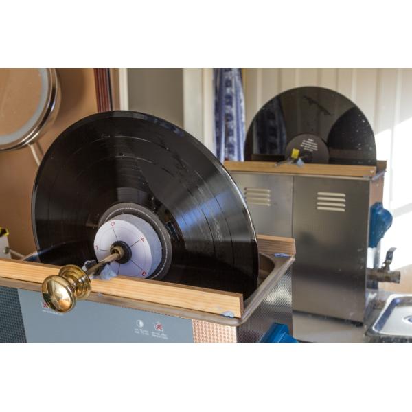 Lp Vinyl Record Digital Ultrasonic Cleaning Machine Stainless Steel Benchtop 6.5 Litre 40khz
