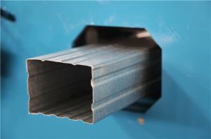 China 20 Stations Square Downspout Roll Forming Machine For Rain Water 40GP Container wholesale