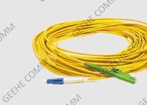 China Singlemode 9/125 OS2 Fiber Optic Patch Cord E2000 APC to LC APC wholesale
