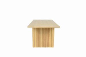 Rectangular Nordic Wooden Dining Table Furniture ODM For Home Decoration