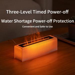 Lava Flame Simulation Aromatherapy Diffuser Humidifier With Atmosphere Light