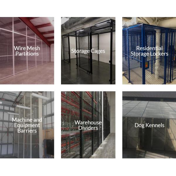 3.5" Opening Lock Crimp Wire Mesh 0.138" Diameter Wire With Solid Construction