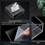 Acrylic Boxes Acrylic Display Nesting Cubes 5 Sided With Hollow Bottoms Display
