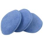 Blue Color Microfiber Wax Applicator Pads For Cars Foam Sponge