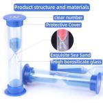 30 Second 1 2 3 Minute Hourglass Sand Timer Clock Custom Color