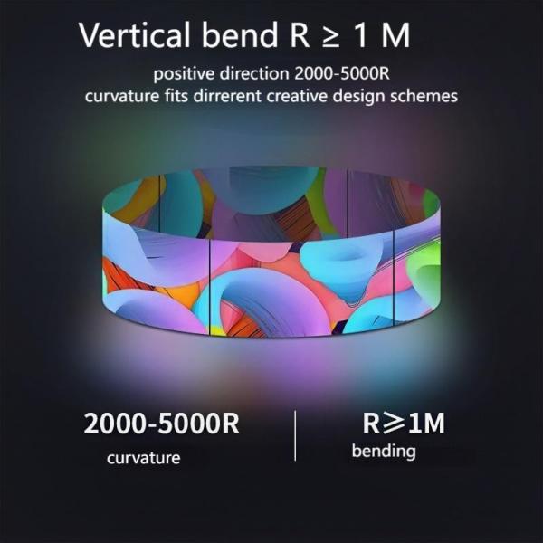 Large Size Flexible Oled Display Module 3840*2160 77 Inch Self Emission