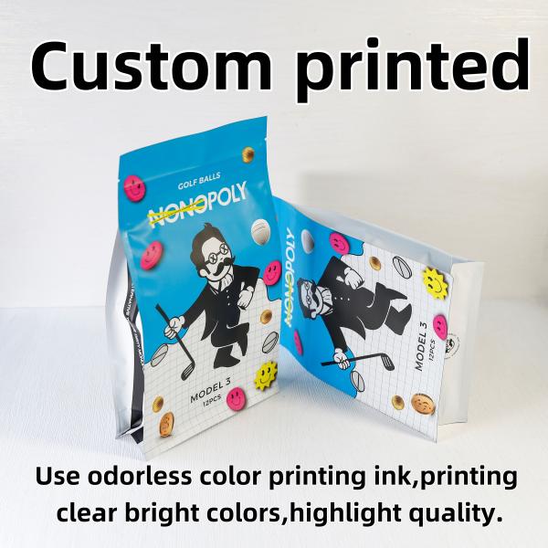 Reusable Eight Sided Sealing Bags For Sporting Goods Packaging With Recyclable Materials Bulk Orders Discounts.