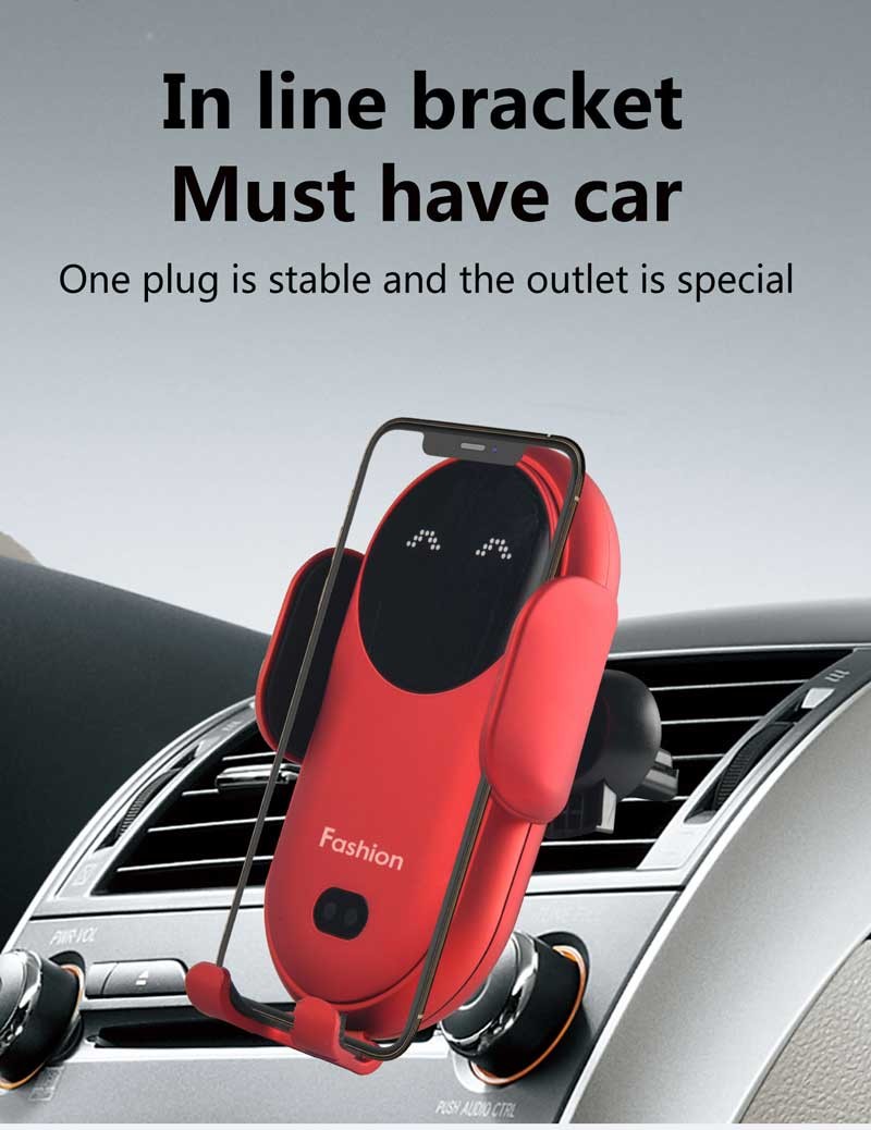 Phone Holder for Car 10W/7.5W/5W Fast Charging Auto Clamp Air Vent Charge for iPhone