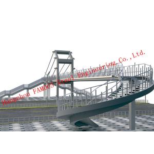 Temporary Steel Bridge Railway Structure Of Stay Cable