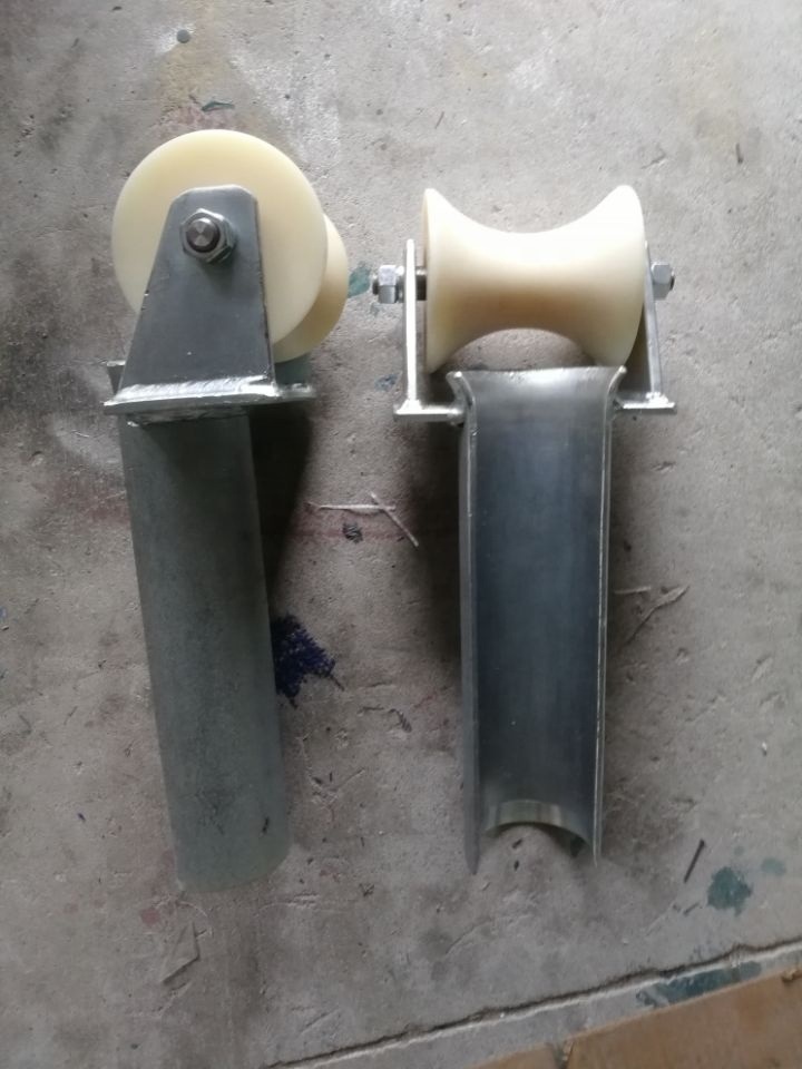 Construction Works D Series Stringing Entrance Protection Roller Electrical Steel Cable Roller
