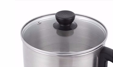 Mini 1.5L Capacity Multifunction Electric Pot Shut Off Automatically Safety Use