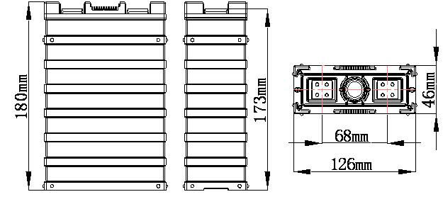 Long Life 40Ah LiFePO4 Lithium Ion Backup Battery For Telecom Application