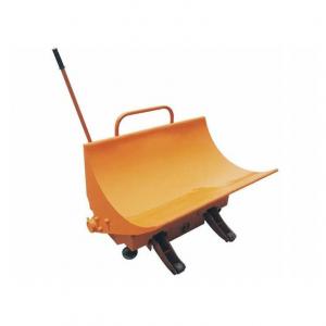Yellow Warp Beam Pallet Truck Horizontal Transport Manual Fabric Pack And Roll Doffing Trolley