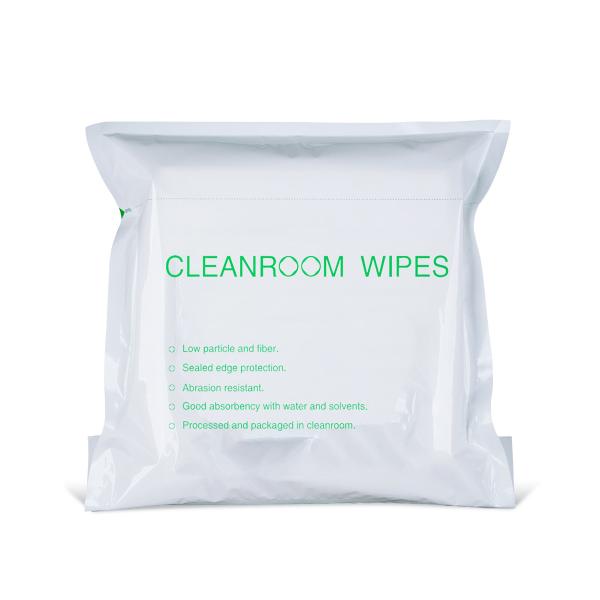 Quality Laser Cut Cleanroom Polyester Wipes 9 Inch With Customised Logo for sale