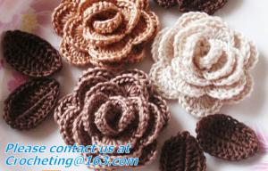 China custom colorful crochet, crochet collar necklace, necklace, Crochet Flower Pendant, FLOWER wholesale