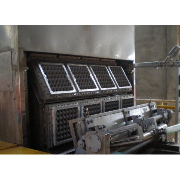 Customized Egg Tray Moulding Machine , Eco Friendly Paper Egg Tray Machine