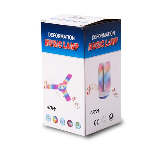 SMD2835 Bluetooth Light Bulbs With Speaker 10m Remote Control