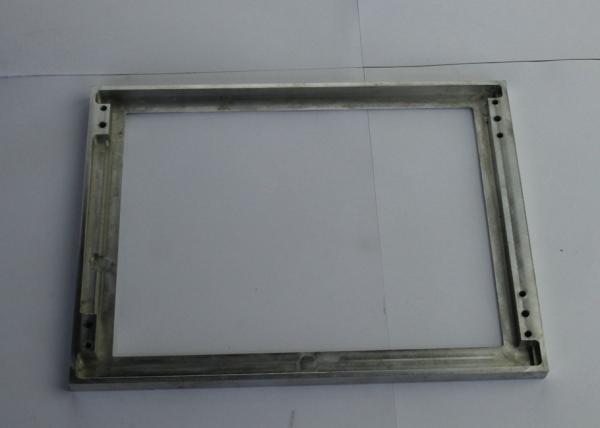 Quality Customized Aluminum CNC Machined Parts Square Frame With Brushed Finish for sale